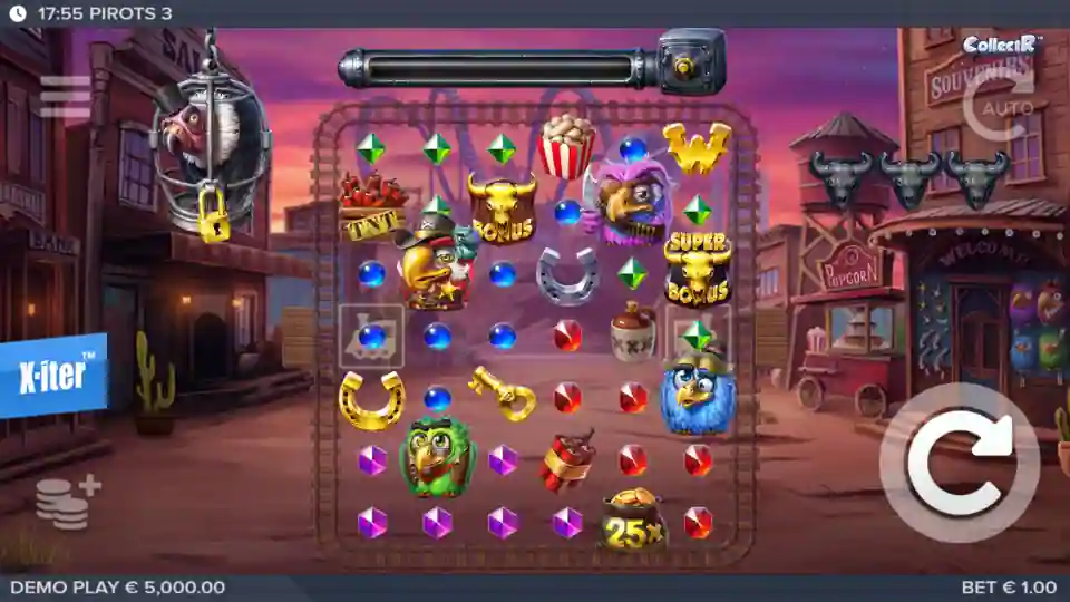Pirots 3 gameplay
