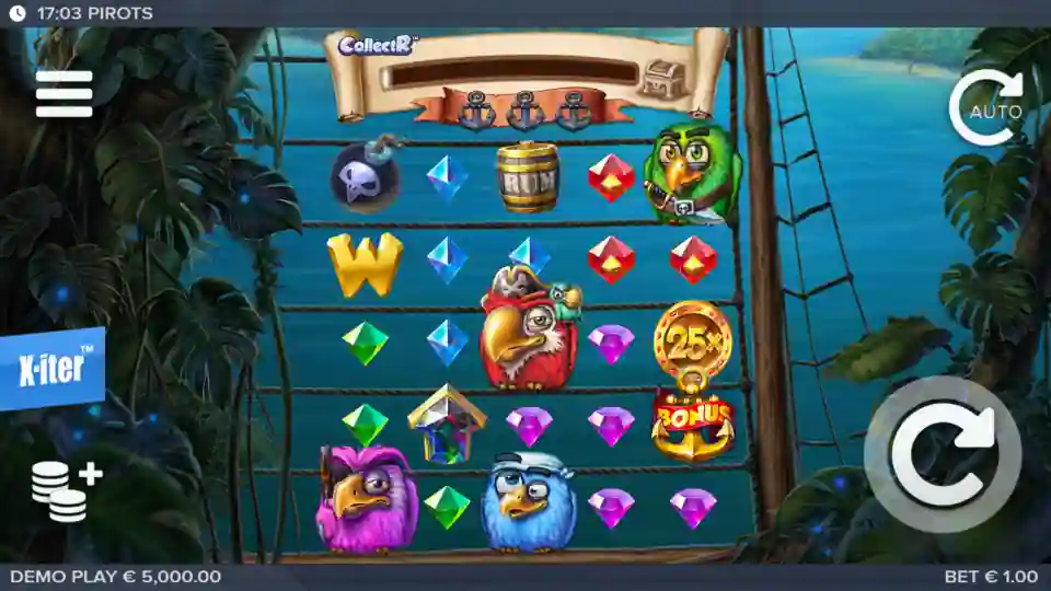 Pirots gameplay